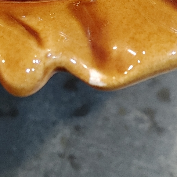 Large vintage Belgo pottery dish - Picture 4 of 6